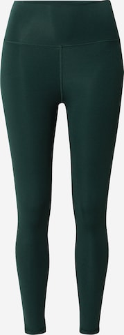 ADIDAS PERFORMANCE Workout Pants 'Optime Icons 3-Bar' in Green: front