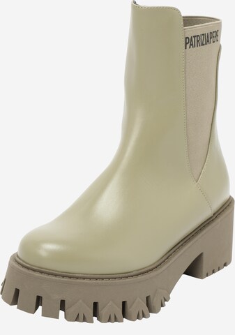 Boots chelsea di PATRIZIA PEPE in verde: frontale