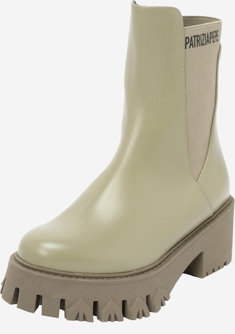 PATRIZIA PEPE Chelsea Boots in Green: front