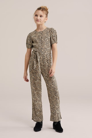 WE Fashion Kombinezon | rjava barva