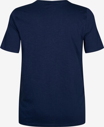 T-shirt 'Mbrea' Zizzi en bleu
