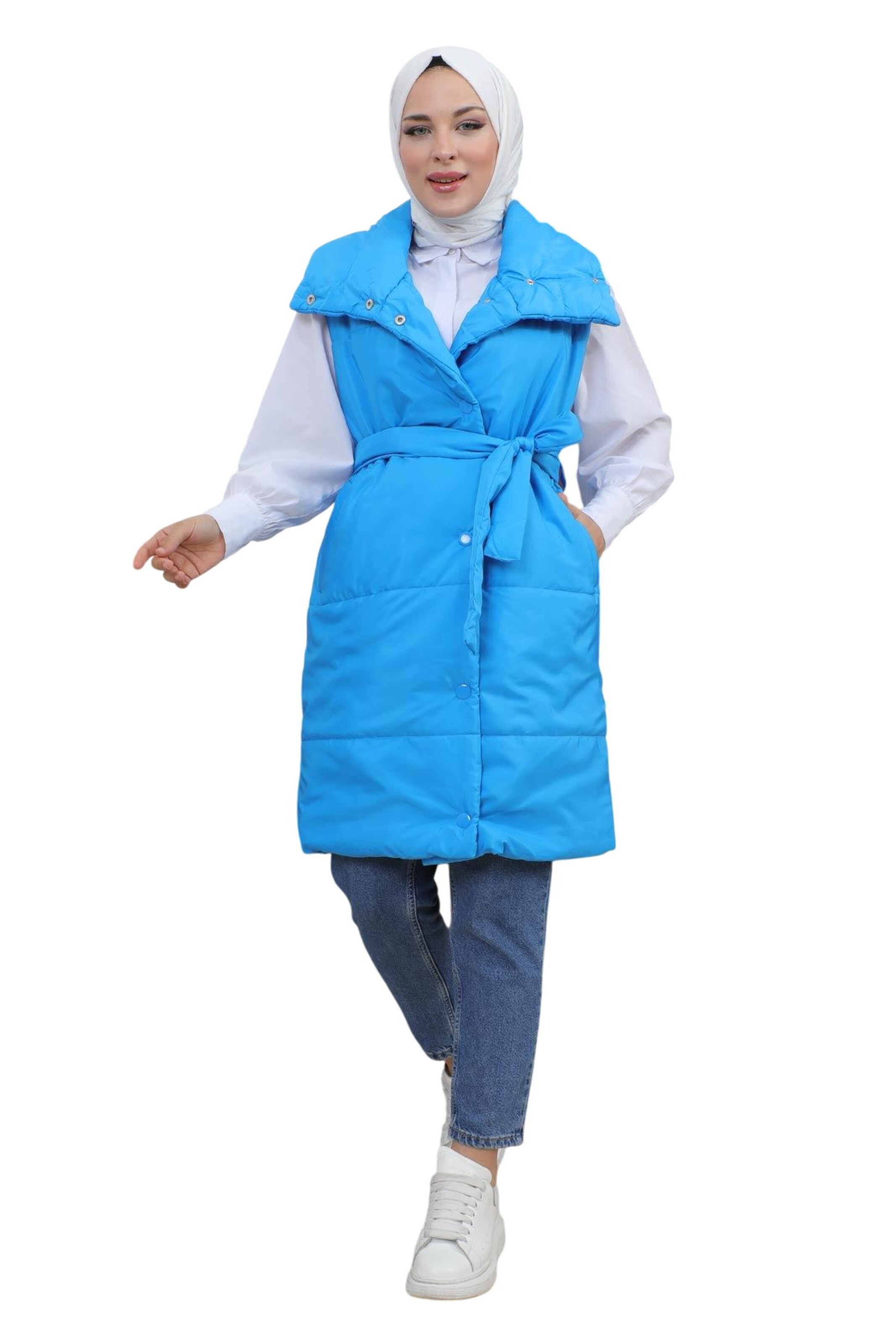 MODAMIHRAM Weste in Blau