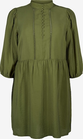 Zizzi Shirt dress 'CAILVY' in Green: front