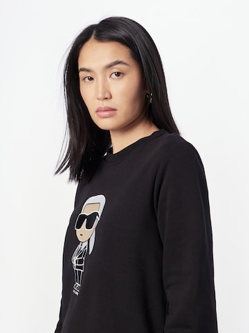 Karl Lagerfeld Sweatshirt 'Ikonik 2.0' in Black