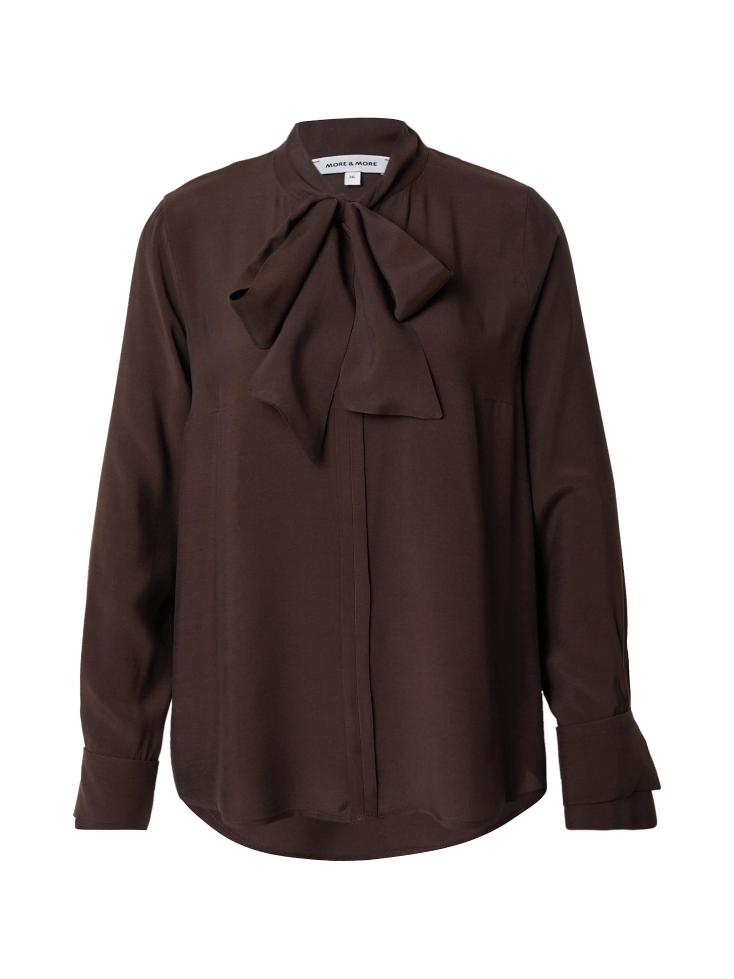 Bluză de la MORE & MORE pe maro: față