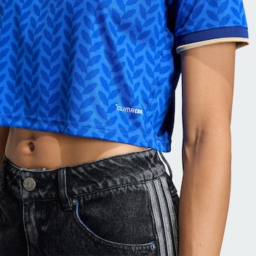 ADIDAS PERFORMANCE - Camiseta de fútbol 'Italy 26 Home Cropped' en azul
