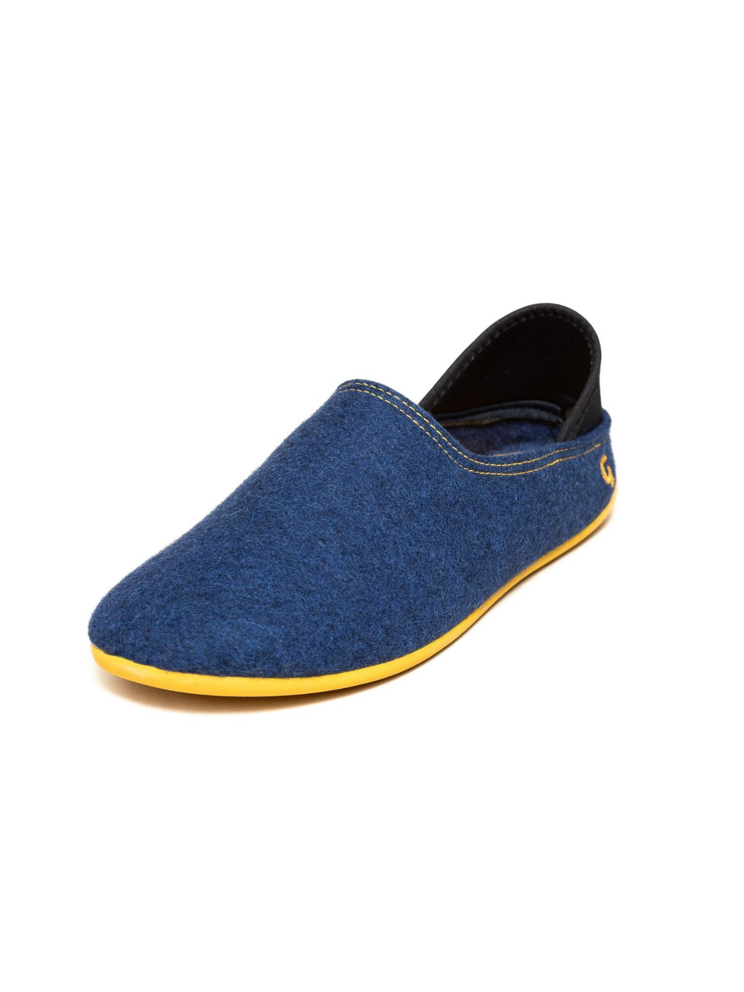 Gottstein Hausschuh 'Filzpantoffel Wool Slip-On'‌‌‌‌ in Blau: Vorderseite