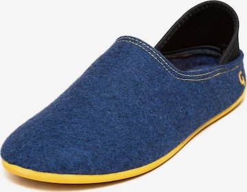 Gottstein Hausschuh 'Filzpantoffel Wool Slip-On' in Blau: Vorderseite