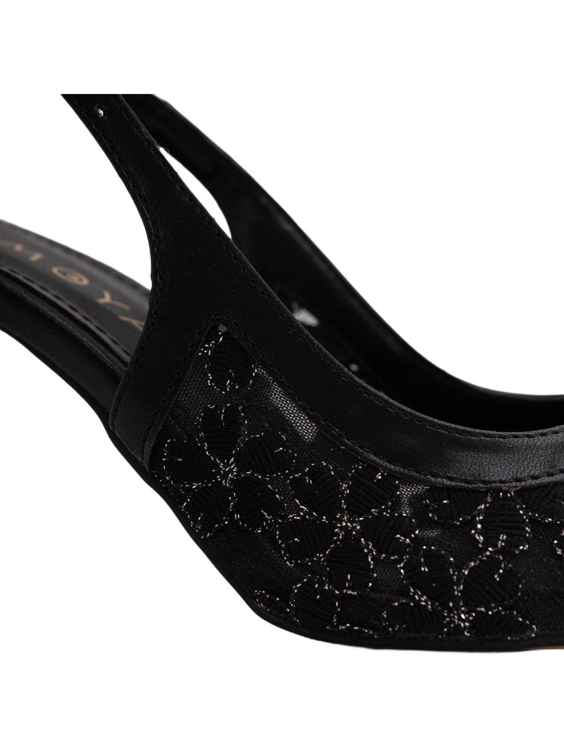 Limoya Slingpumps 'Kamelie'‌‌‌ in Schwarz