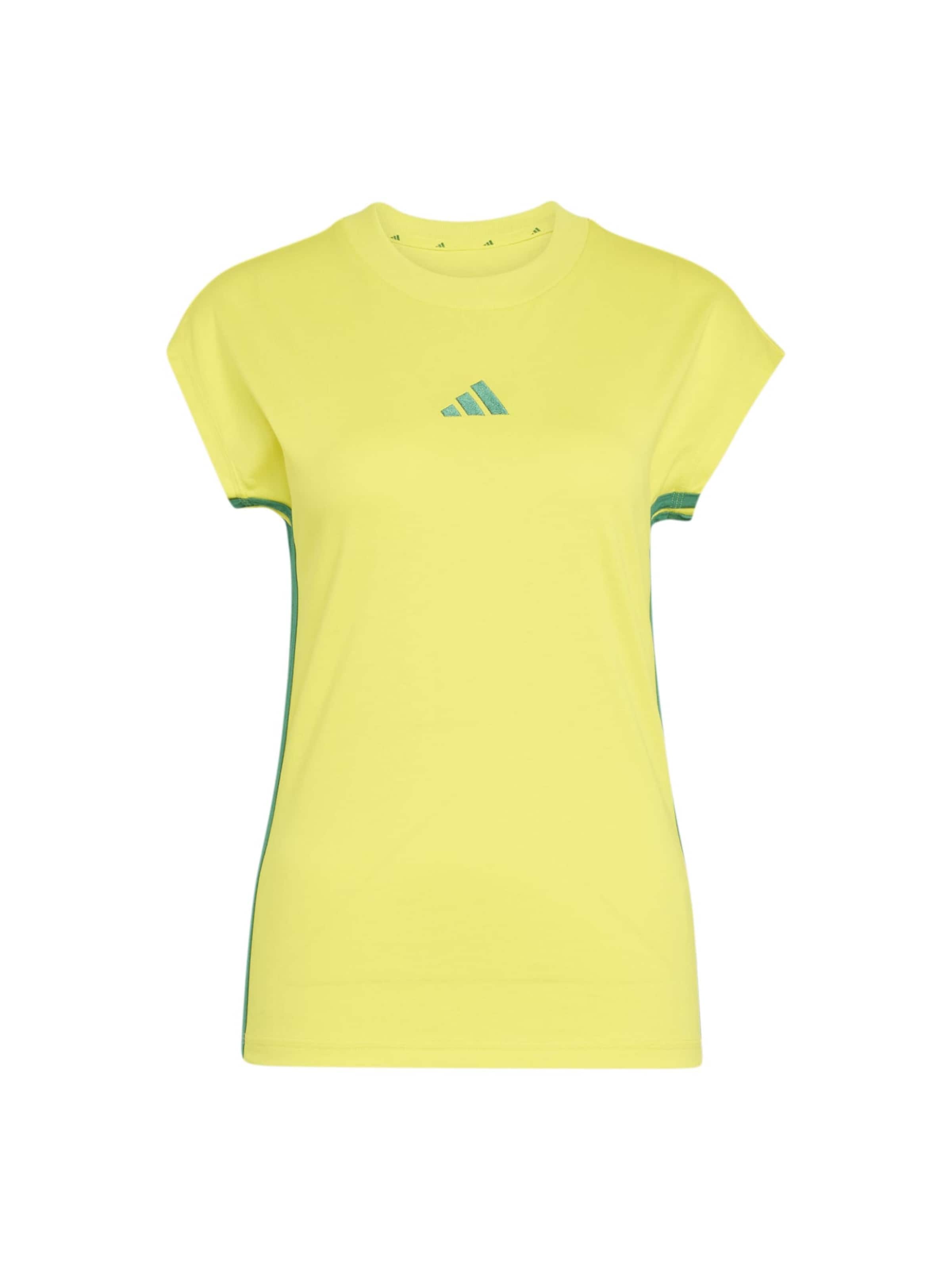 T-shirt fonctionnel ADIDAS SPORTSWEAR en jaune : devant