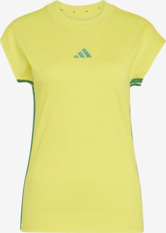 T-shirt fonctionnel ADIDAS SPORTSWEAR en jaune : devant