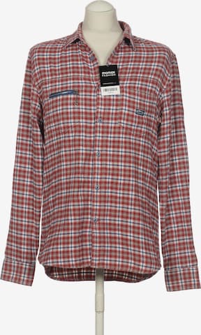 DIESEL Button Up Shirt in L in Red: front