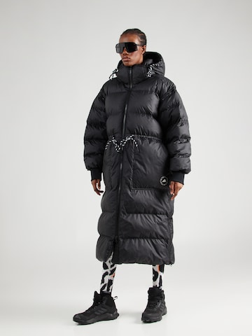 Manteau outdoor ADIDAS BY STELLA MCCARTNEY en noir : devant