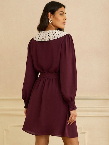 love & roses Платье-рубашка в Красный