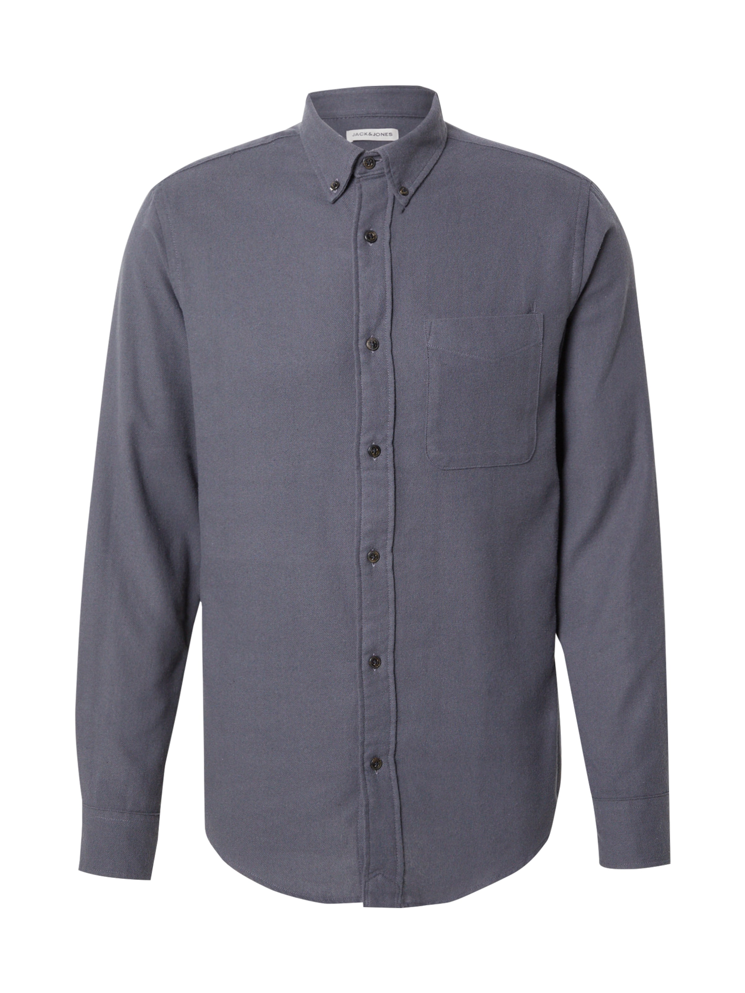 JACK & JONES Πουκάμισο 'JWHBROOK' σε μαύρο: μπροστά