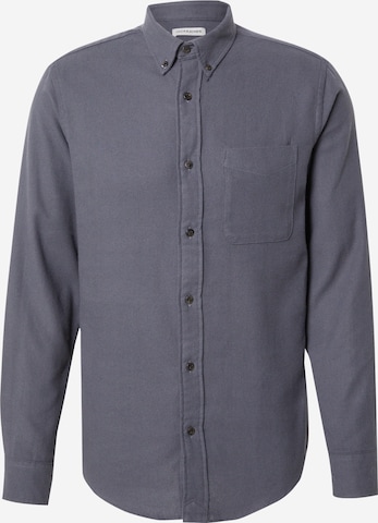 Chemise 'JWHBROOK' JACK & JONES en noir : devant