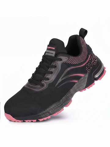 Eliworx Sneakers 'Arbeitsschuhe Damen S1 PL - Onyx Pro Atmungsaktiv - Stahlkappe - Besonders Rutschhemmend' in Pink: front