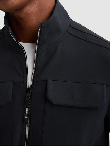 VANGUARD Tussenjas 'Sweat jacket with zipper closure and chest pockets' in Blauw