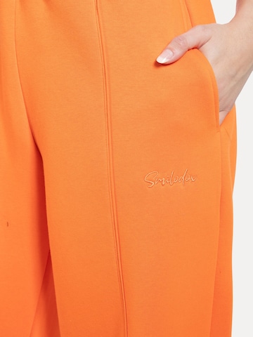 Loosefit Pantalon 'Siara' Smilodox en orange