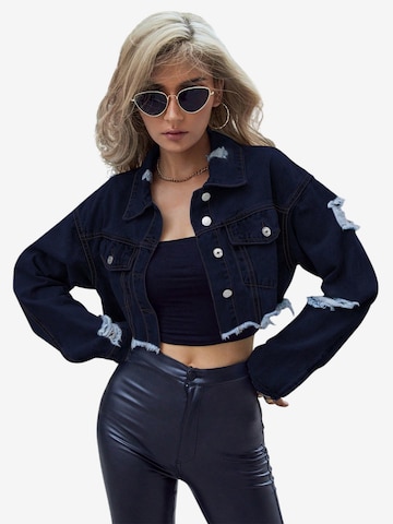 Magicshe Between-Season Jacket in Blue: front
