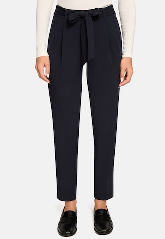 Skinny Pantaloni con pieghe di zero in blu: frontale