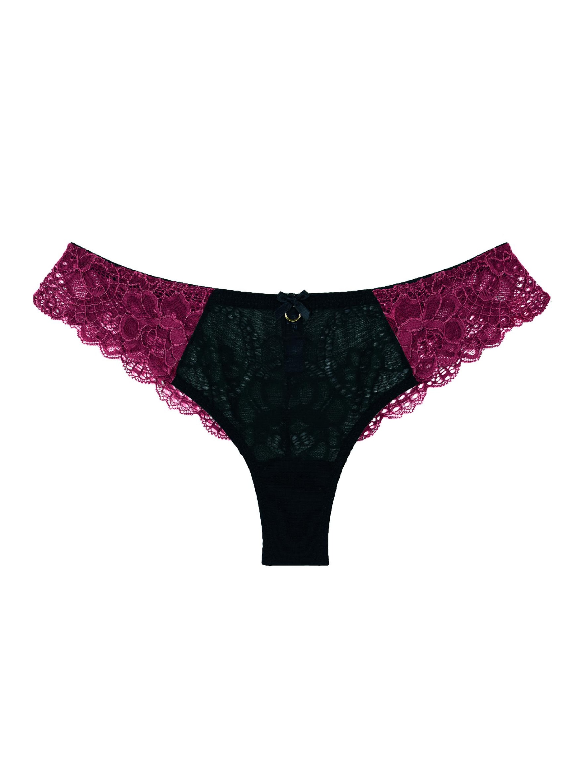 La Muel Lingerie Slip 'Brazilian Slip' in Pink: Vorderseite