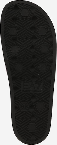 Flip-flops de la EA7 Emporio Armani pe alb