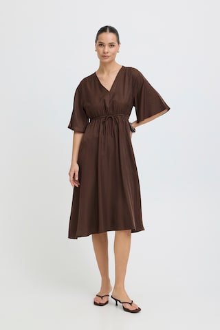 b.young - Vestido 'BYItilda' em castanho