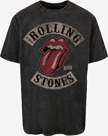 F4NT4STIC Shirt 'The Rolling Stones Tour '78' in Zwart: voorkant