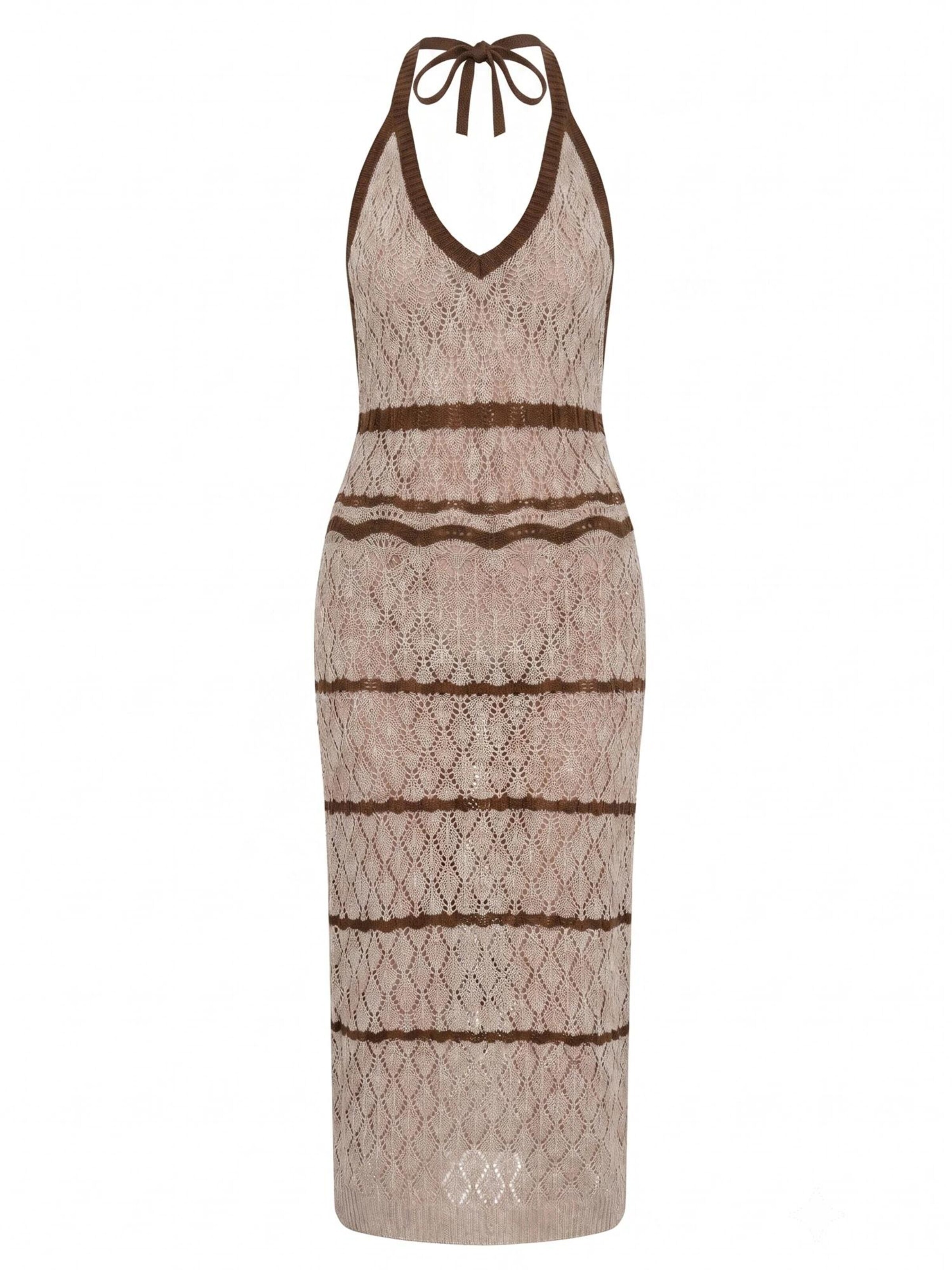 Vivi Idee Tunic 'Strand Tunika A681' in Brown: front