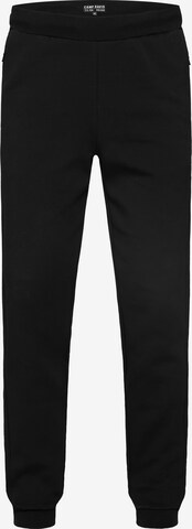 CAMP DAVID Regular Pants in Black: front