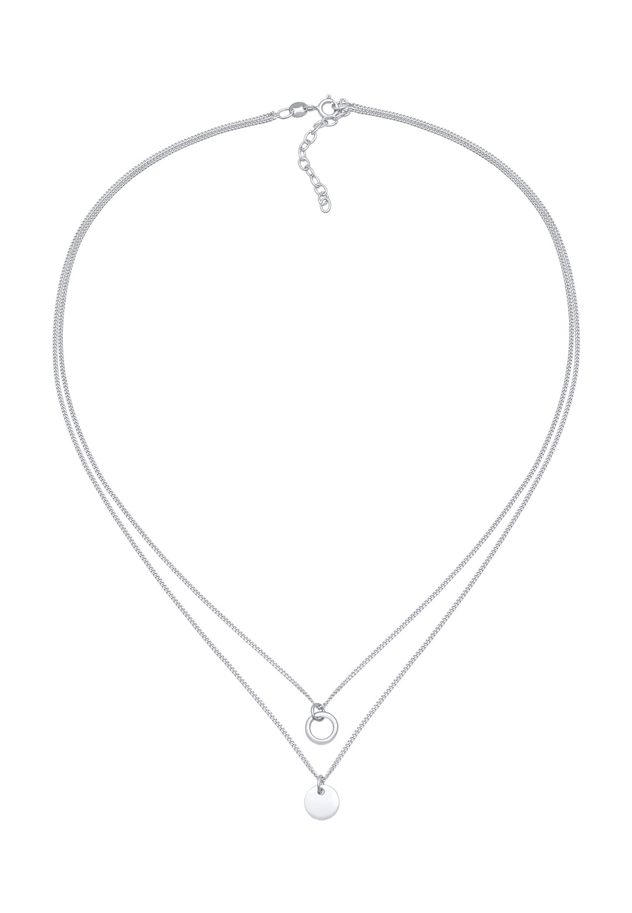 ELLI Řetízek – stříbrná: přední strana