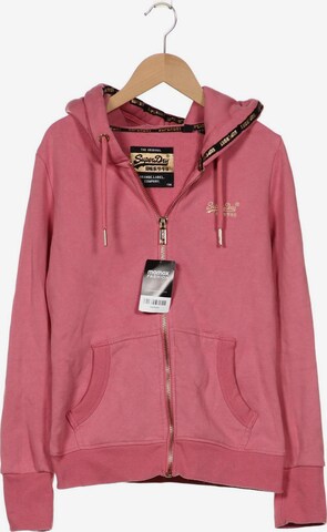 Superdry Kapuzenpullover M in Pink: predná strana