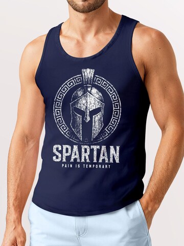 Neverless Shirt 'Spartan' in Blue