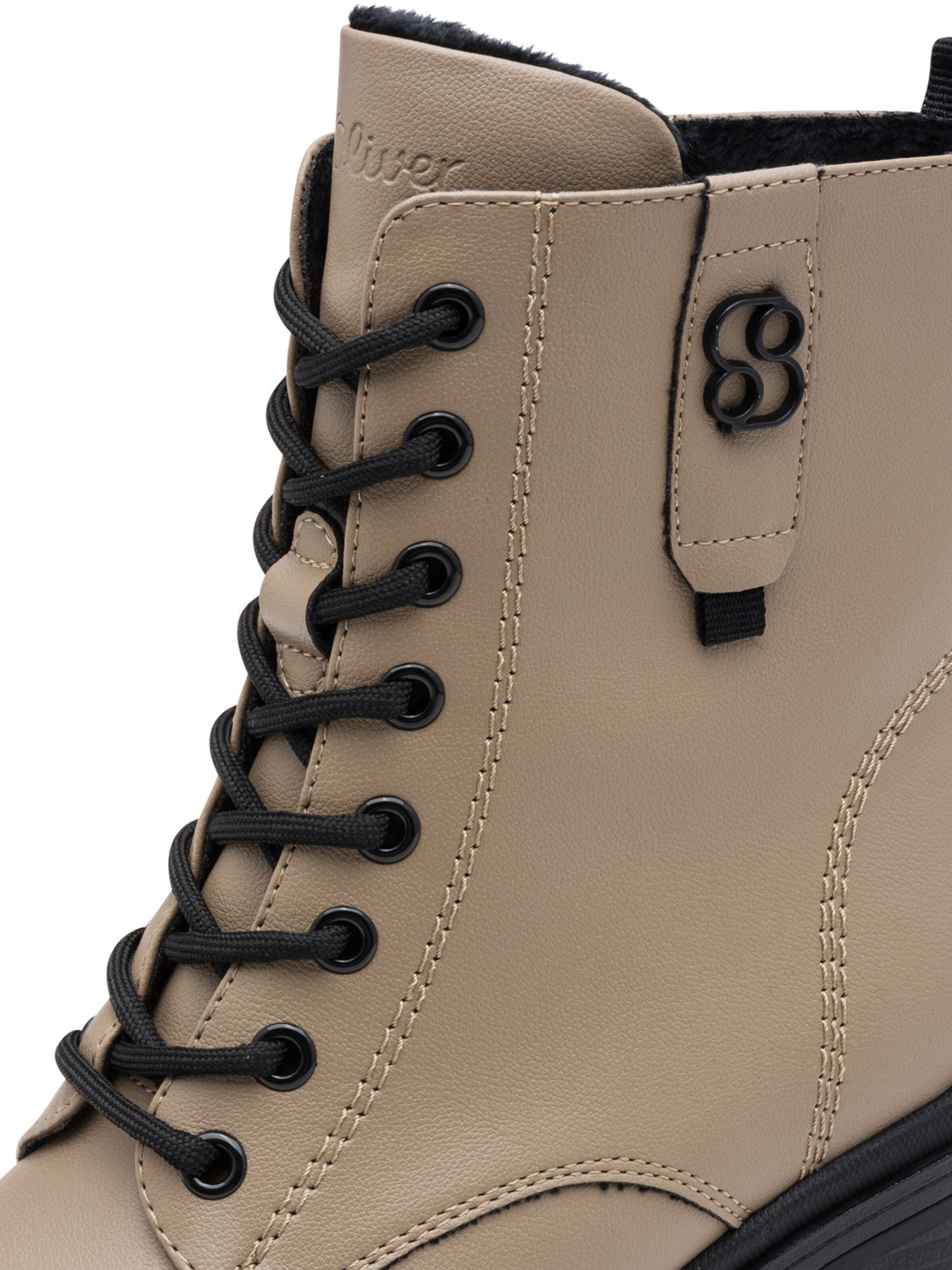 Stivaletto stringato di s.Oliver in beige