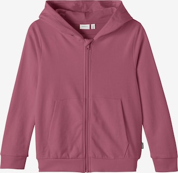 NAME IT Zip-Up Hoodie in Purple: front