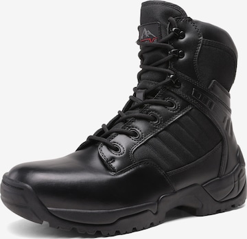 NORTIV 8 Boots in Black: front