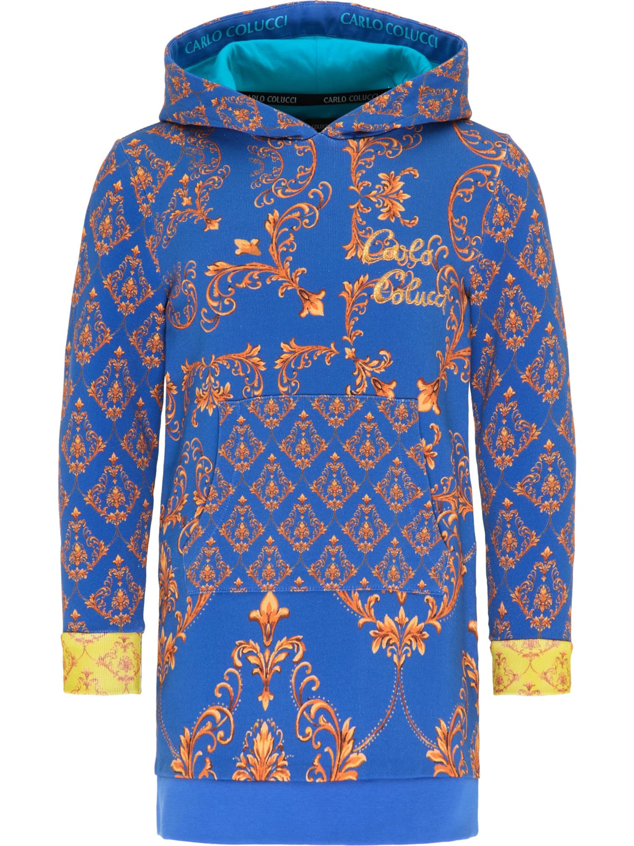 Robe Carlo Colucci en bleu : devant