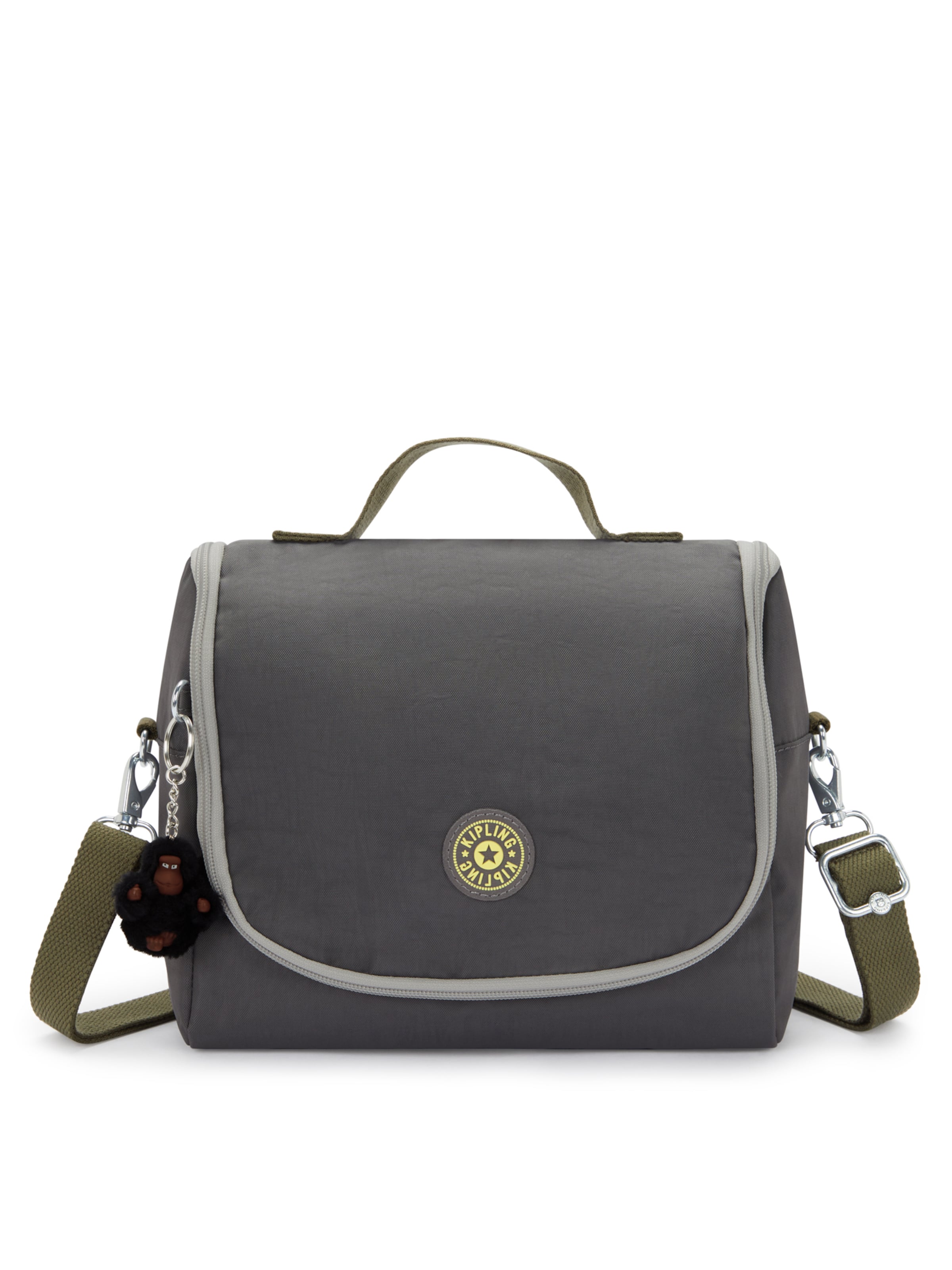 KIPLING - Bolso 'New Kihirou' en gris: frente