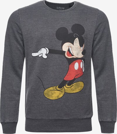 Recovered Sweatshirt in beige / gelb / grau / rot, Produktansicht