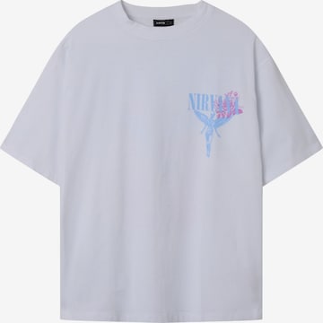 Maglietta 'NMNirvana' di LMTD in bianco: frontale
