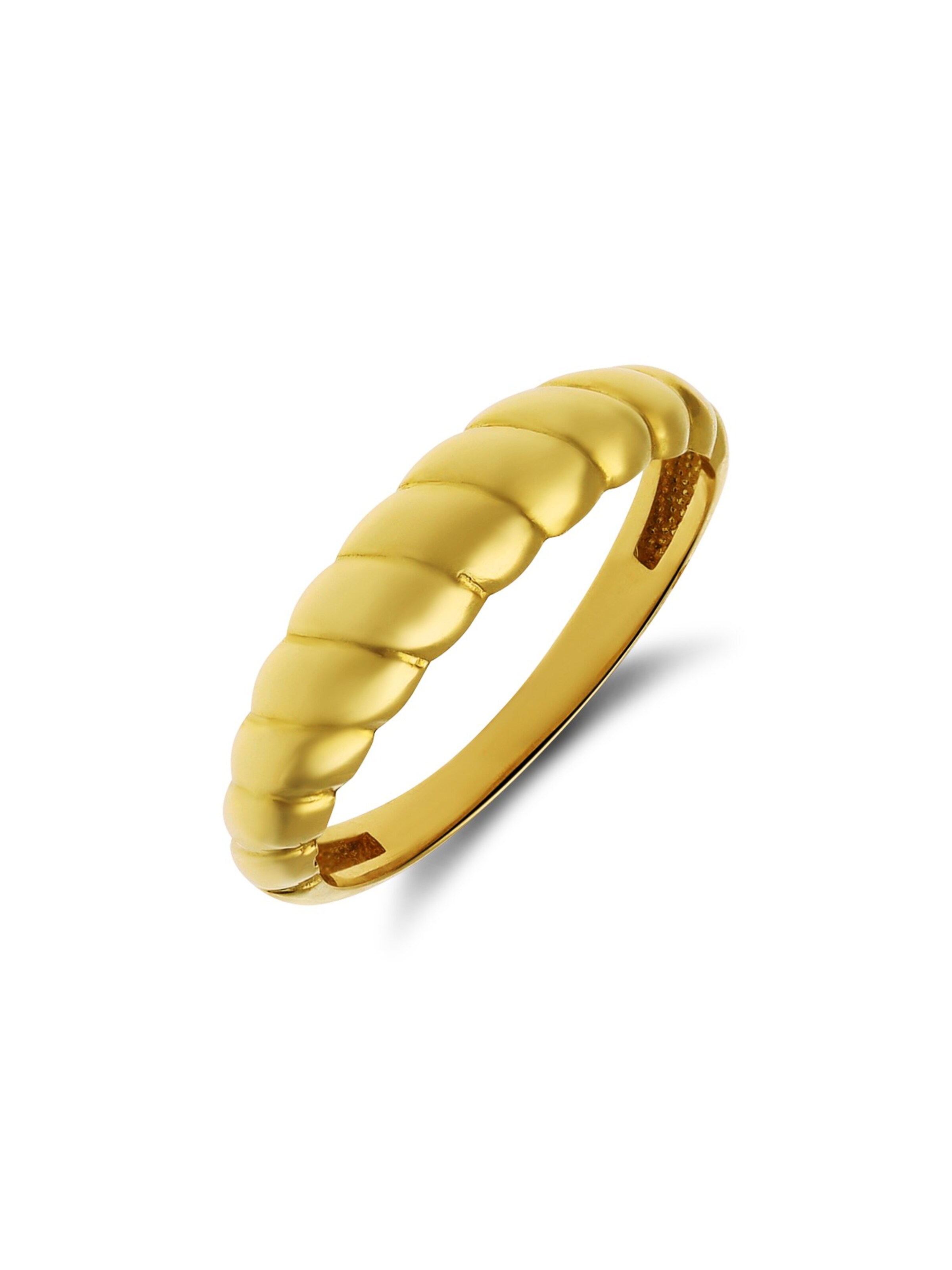 Lucardi Ring in Gold: front
