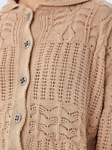 MixRay Knit cardigan in Beige