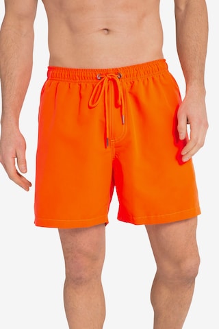 Shorts de bain JAY-PI en orange : devant