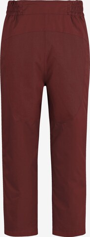 Regular Pantalon d'extérieur 'Deltana' normani en rouge