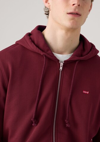 LEVI'S ® Sweat jacket 'The Original' in Red