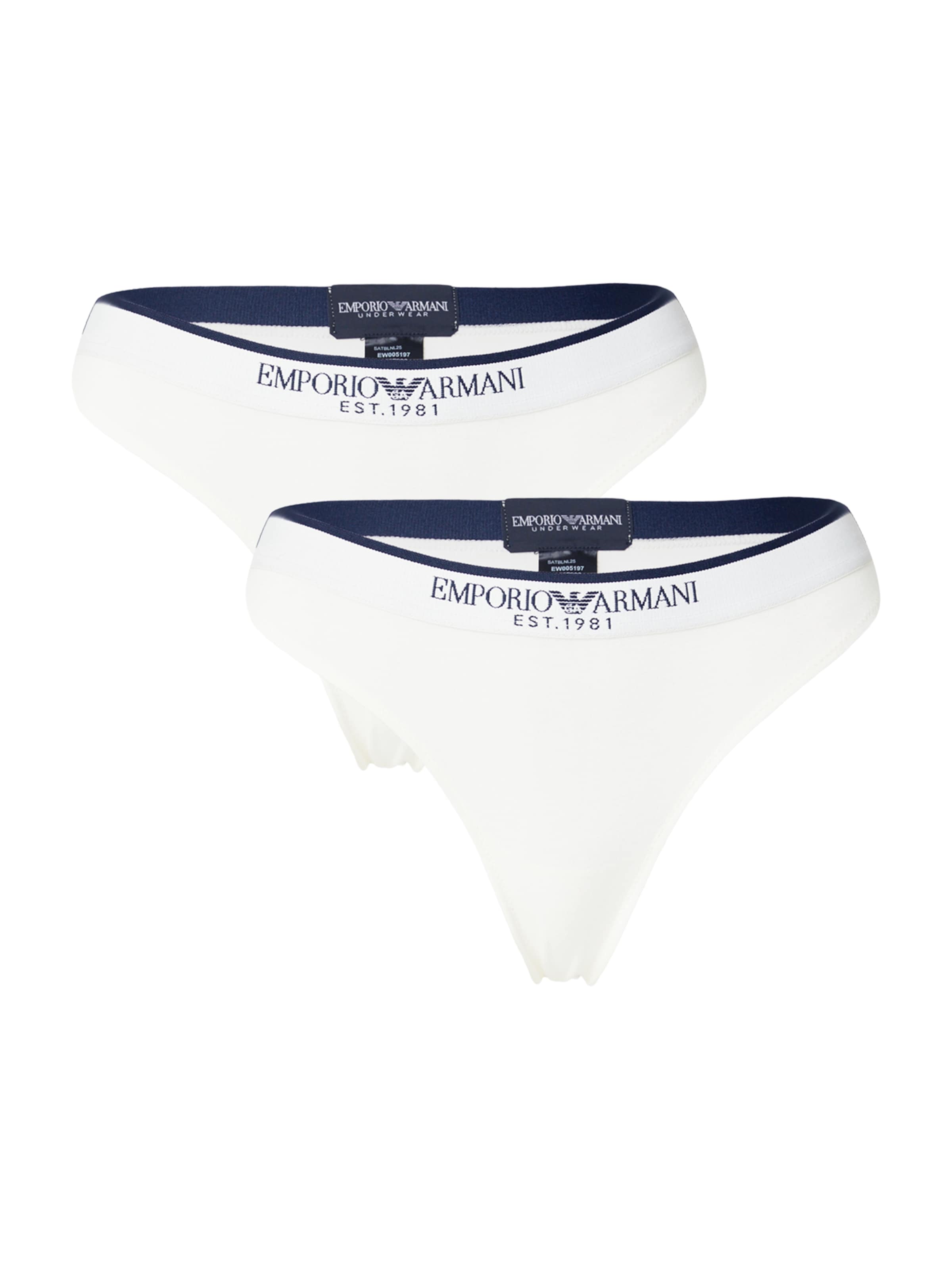 balts Emporio Armani Biksītes: no priekšpuses