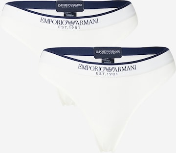 balts Emporio Armani Biksītes: no priekšpuses