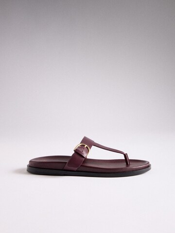 Tongs The Set en rouge