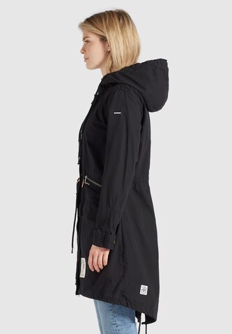 Parka mi-saison 'Nanda' khujo en noir